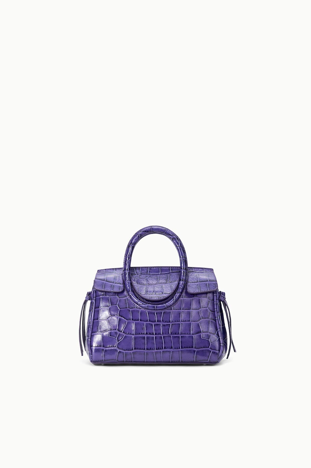 Maude Mini Carryall | Amethyst Croco — 5