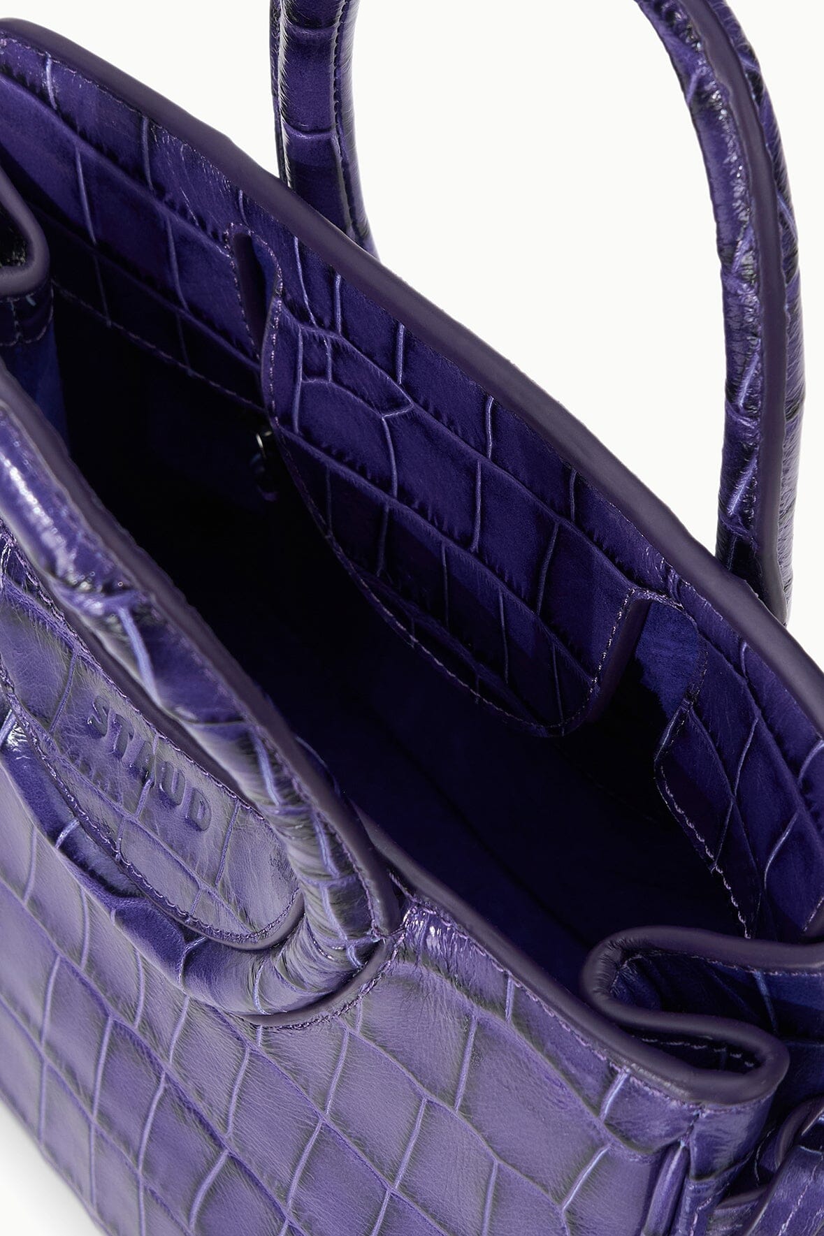 Maude Mini Carryall | Amethyst Croco — 2
